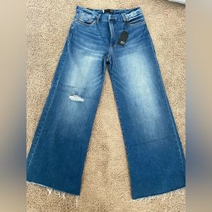 NWT KUT wide leg jeans size 10